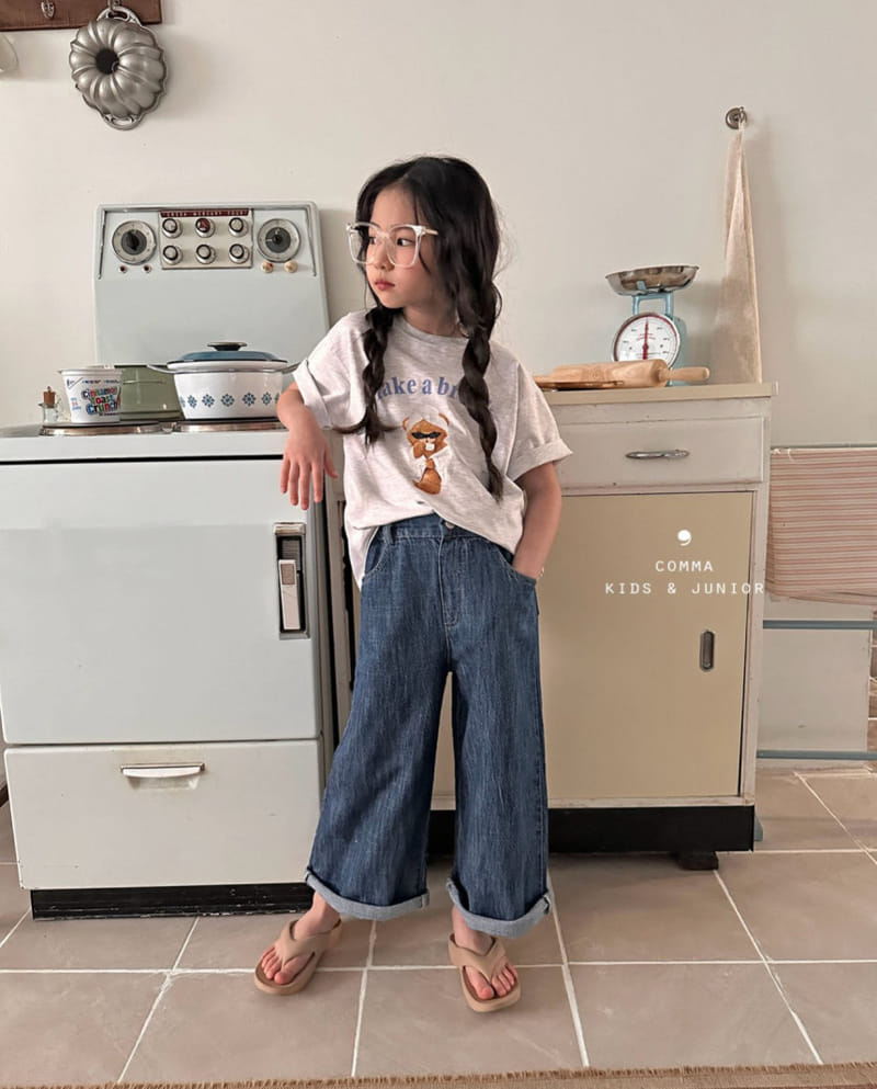 Comma - Korean Children Fashion - #kidsstore - Jensa Bear Tee - 5