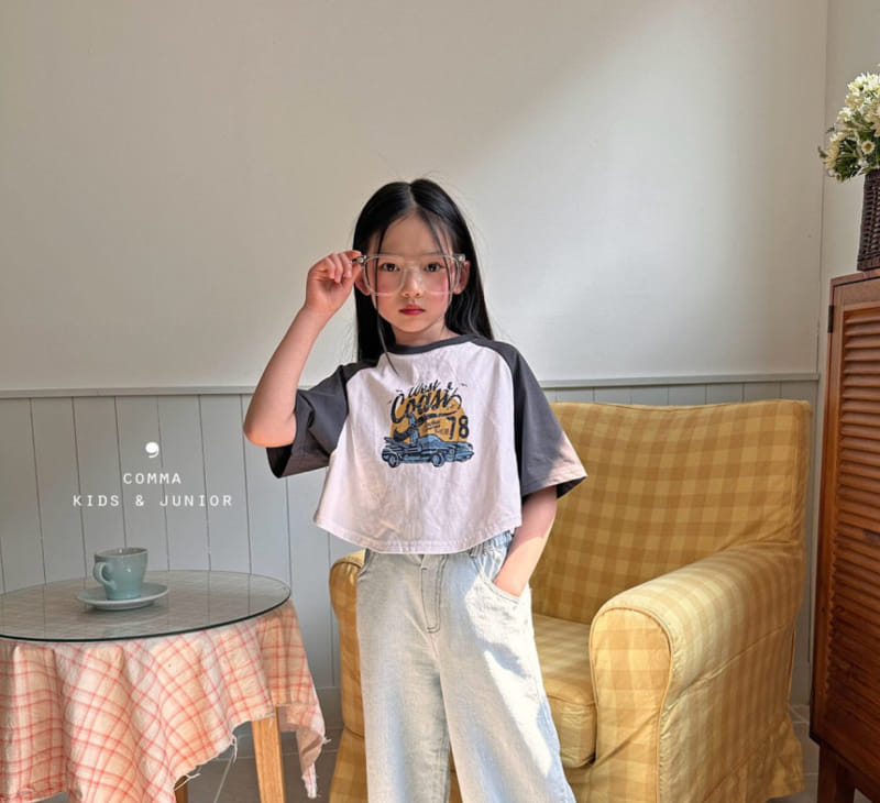 Comma - Korean Children Fashion - #kidsstore - Loose Raglan Tee - 2