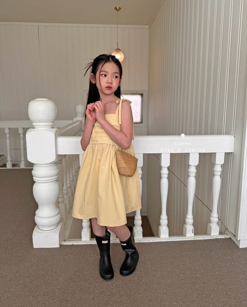 Comma - Korean Children Fashion - #kidsshorts - String One-Piece - 4