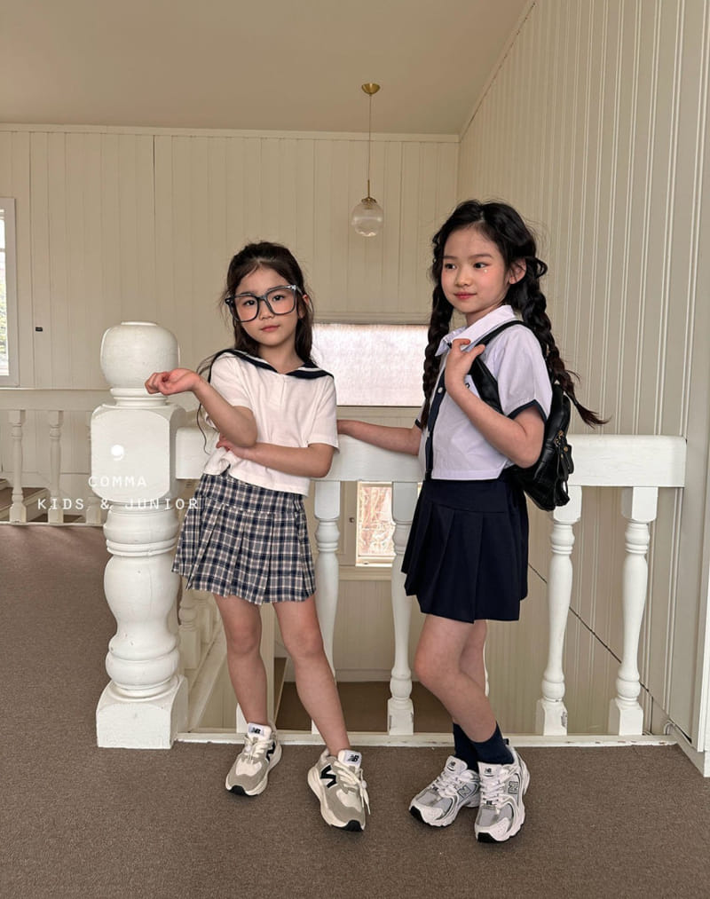 Comma - Korean Children Fashion - #kidzfashiontrend - Sera Short Sleeve Tee - 11