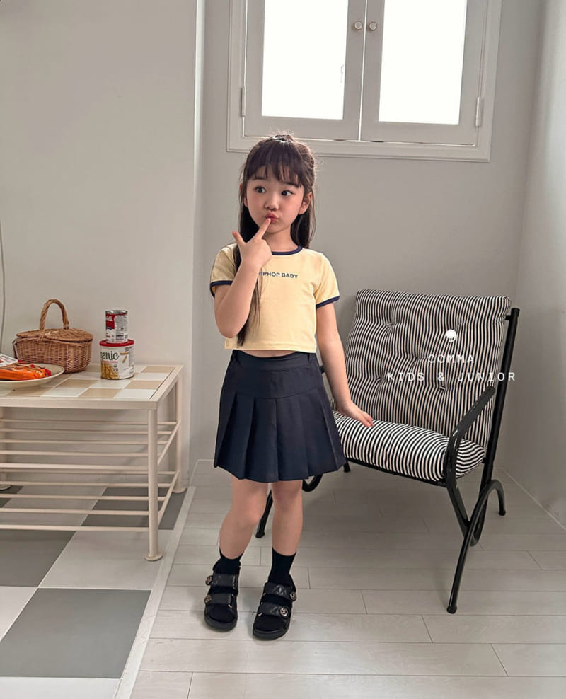 Comma - Korean Children Fashion - #kidzfashiontrend - Hip Hop Crop Tee - 9
