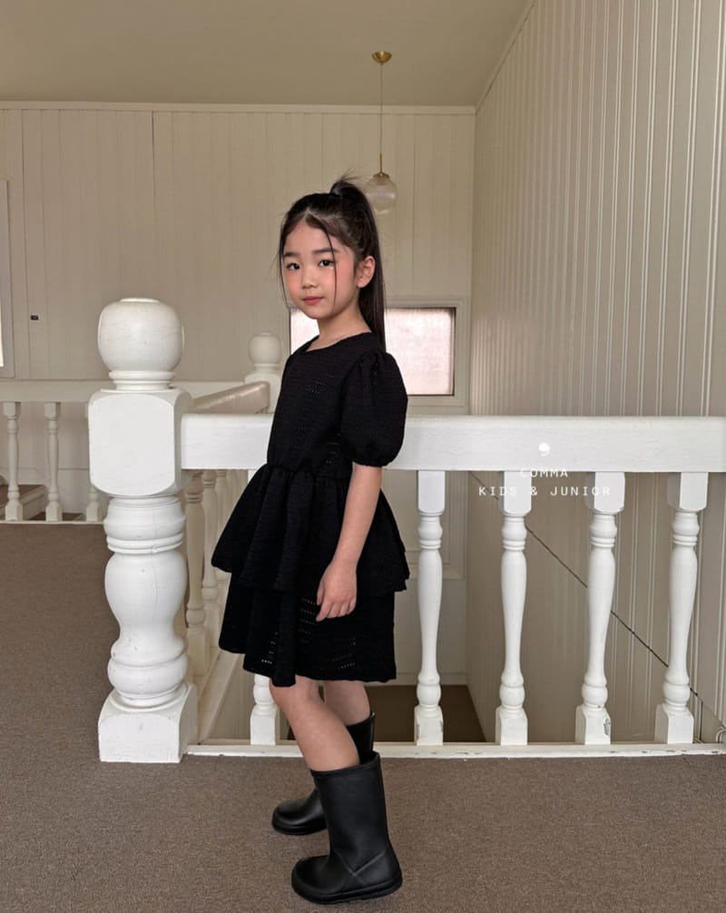 Comma - Korean Children Fashion - #kidzfashiontrend - Punching One-Piece - 7