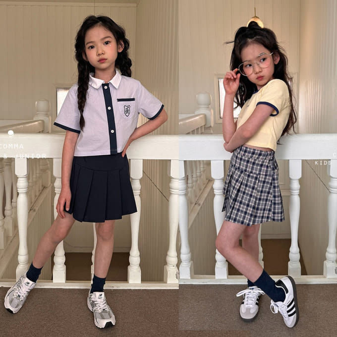Comma - Korean Children Fashion - #littlefashionista - Wrinkle Skirt