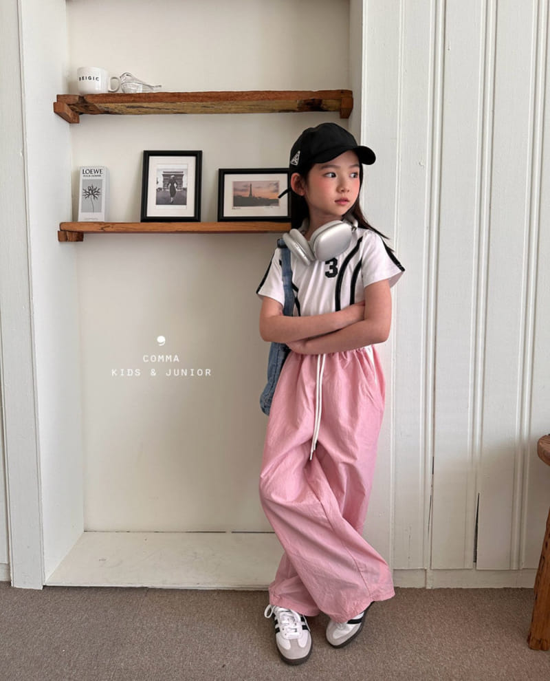 Comma - Korean Children Fashion - #magicofchildhood - Crunch Two Line Pants - 7