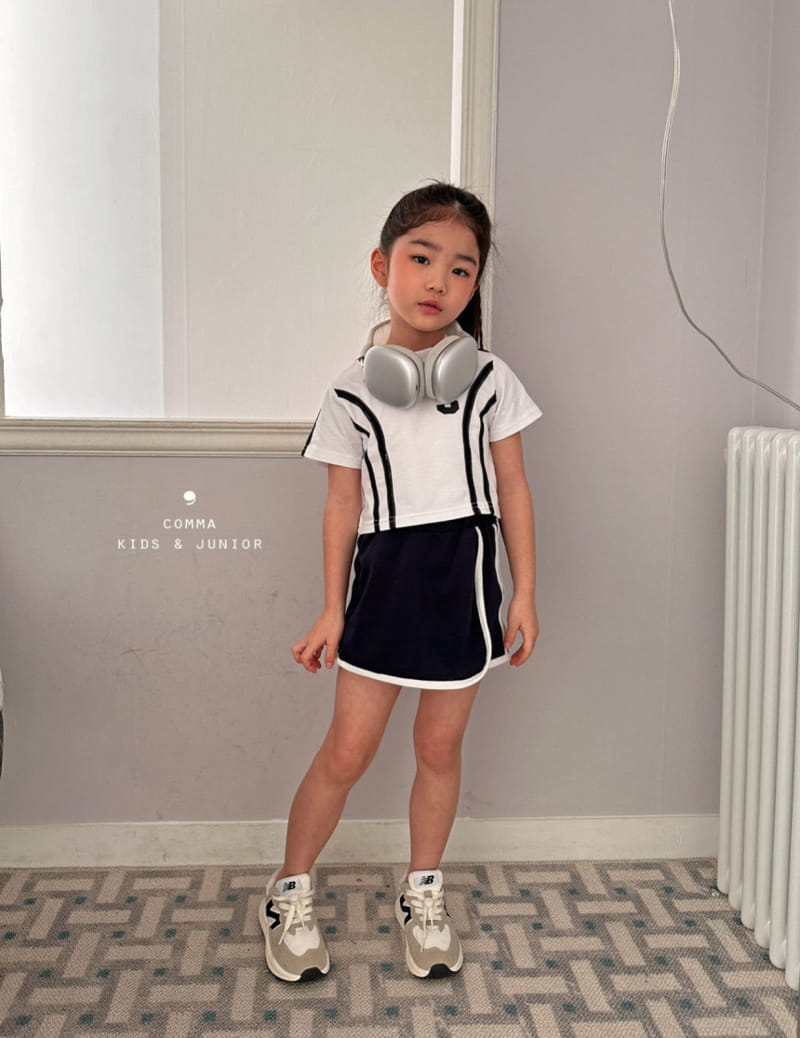 Comma - Korean Children Fashion - #magicofchildhood - Two Line Wrap Shorts - 6