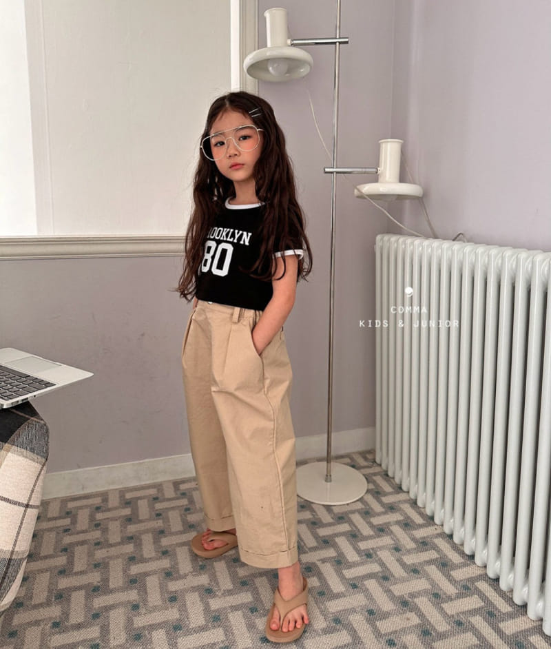 Comma - Korean Children Fashion - #magicofchildhood - Brook Crop Tee - 11