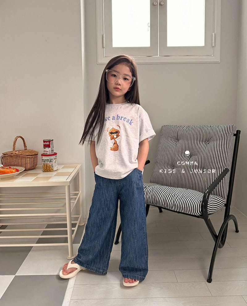 Comma - Korean Children Fashion - #magicofchildhood - Jensa Bear Tee - 9