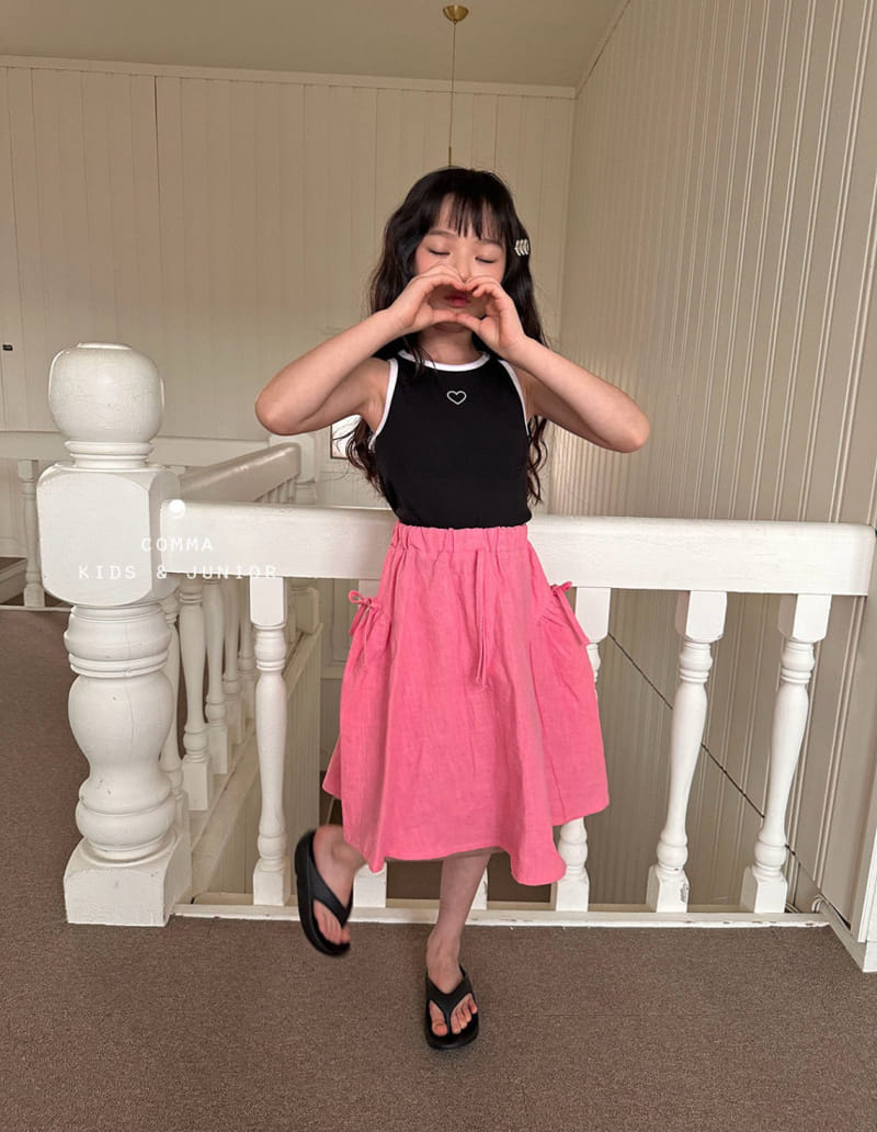 Comma - Korean Children Fashion - #minifashionista - Shirring Ribbon Skirt - 11