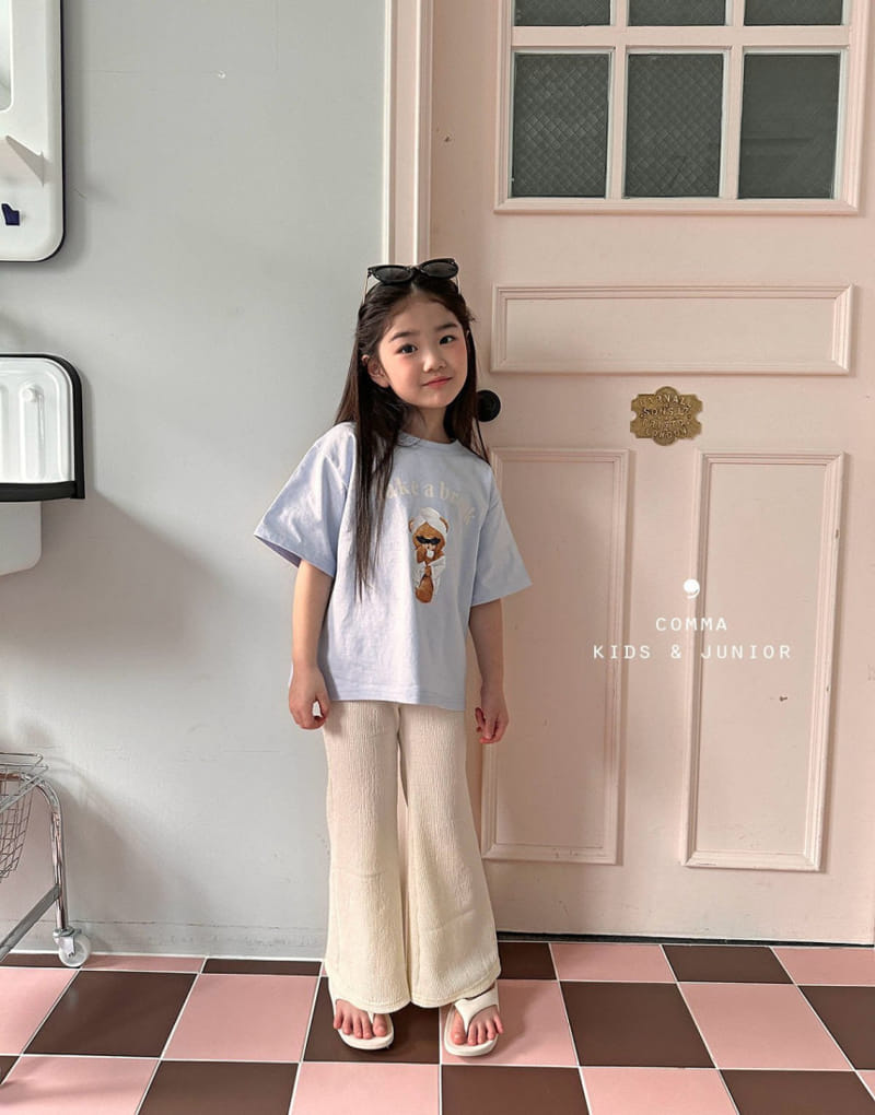 Comma - Korean Children Fashion - #minifashionista - Jensa Bear Tee - 10