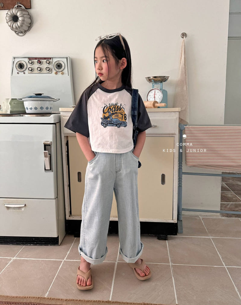 Comma - Korean Children Fashion - #minifashionista - Loose Raglan Tee - 7