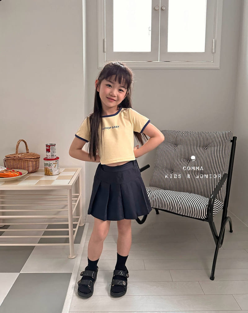 Comma - Korean Children Fashion - #minifashionista - Wrinkle Skirt - 3