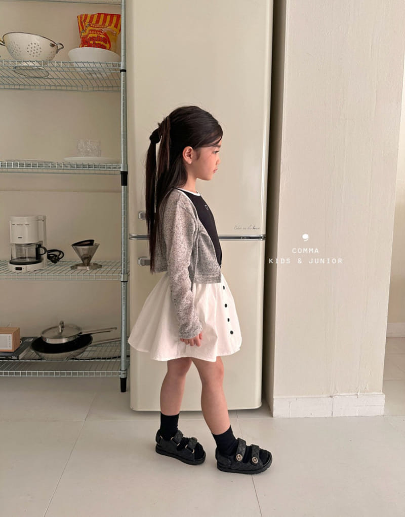 Comma - Korean Children Fashion - #prettylittlegirls - Button Skirt - 5