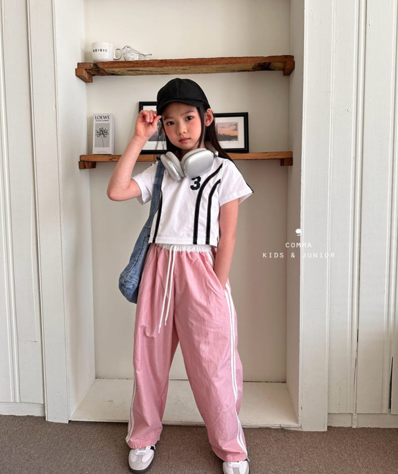 Comma - Korean Children Fashion - #prettylittlegirls - Crunch Two Line Pants - 9