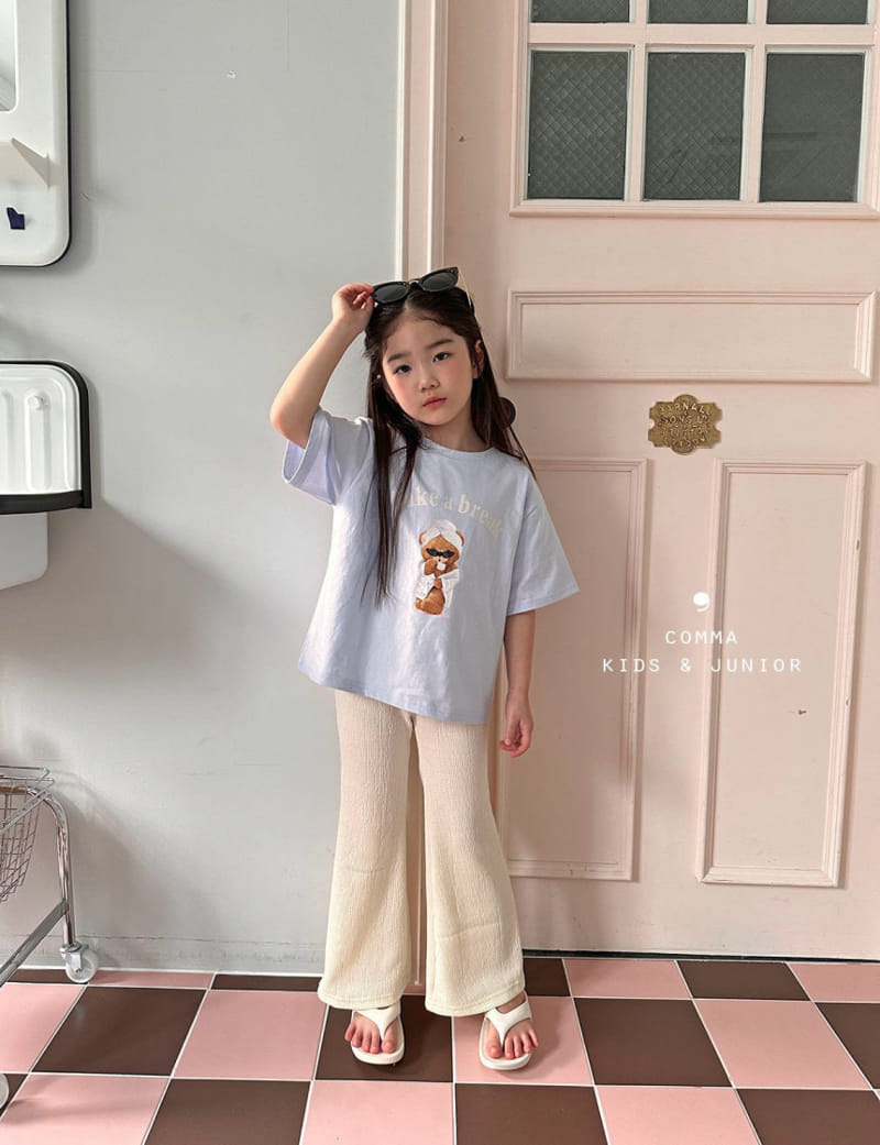 Comma - Korean Children Fashion - #prettylittlegirls - Jensa Bear Tee - 11