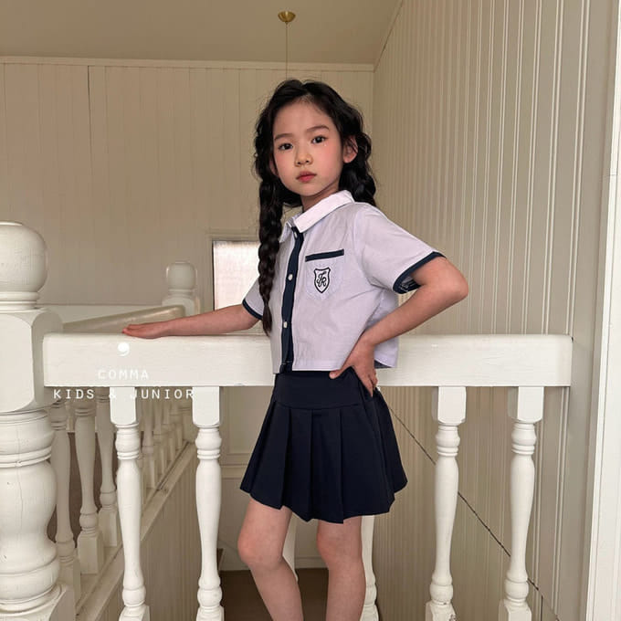 Comma - Korean Children Fashion - #prettylittlegirls - Embroidery Shirt