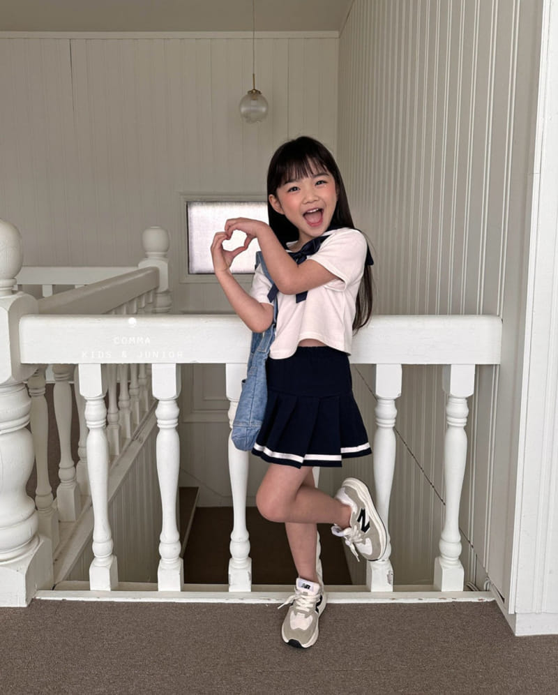 Comma - Korean Children Fashion - #stylishchildhood - Sera Short Sleeve Tee - 3