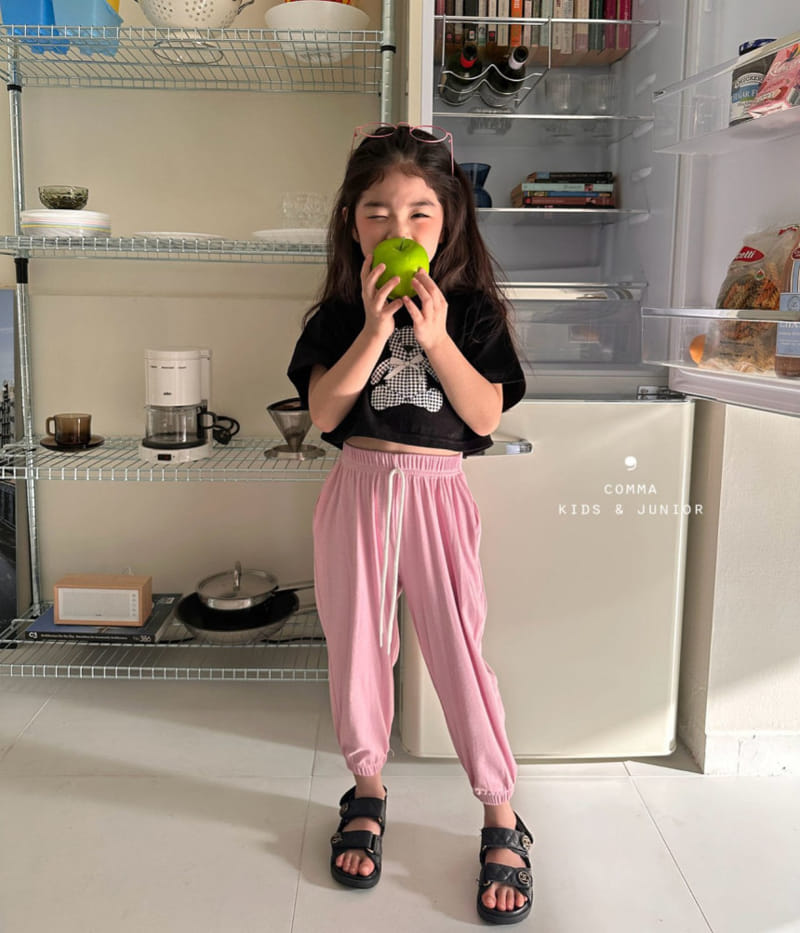 Comma - Korean Children Fashion - #stylishchildhood - Check Bear Tee - 9