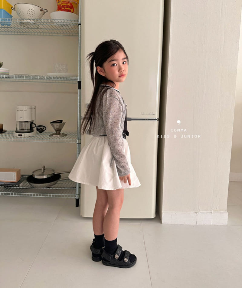 Comma - Korean Children Fashion - #toddlerclothing - Button Skirt - 7