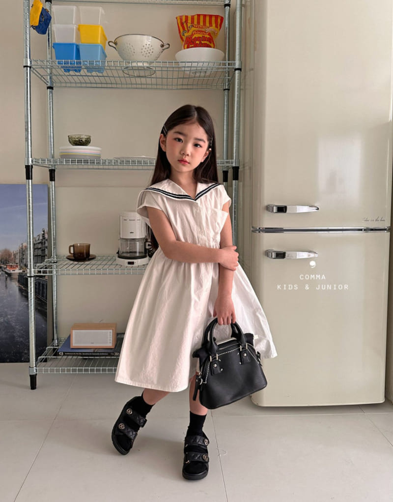 Comma - Korean Children Fashion - #toddlerclothing - Marine One-Piece - 3