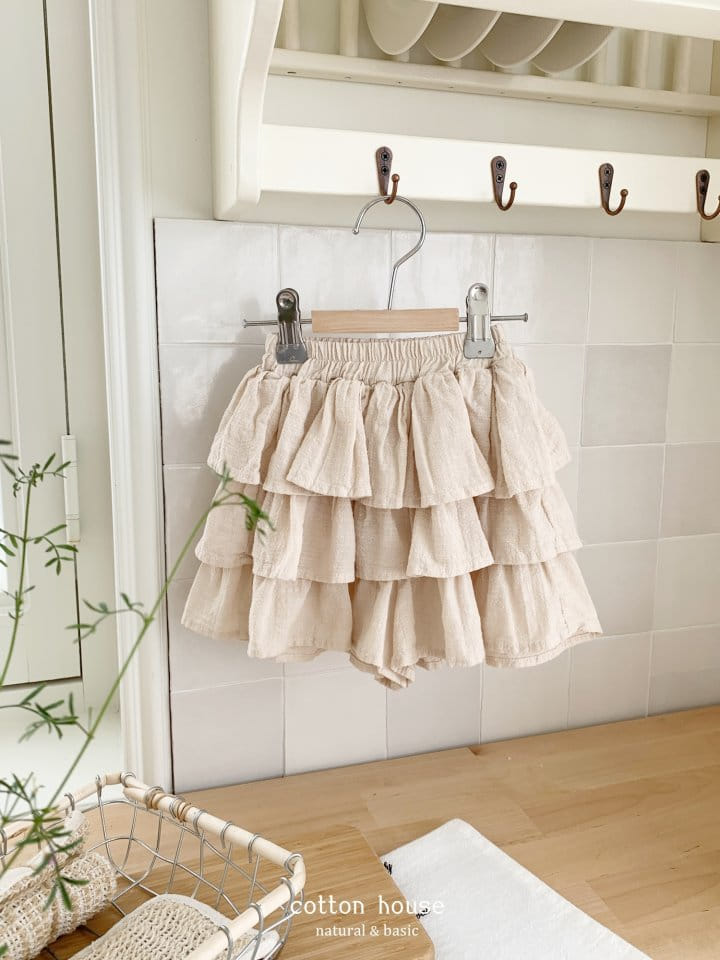 Cotton House - Korean Children Fashion - #Kfashion4kids - Three Layered Kan Kan Skirt - 5
