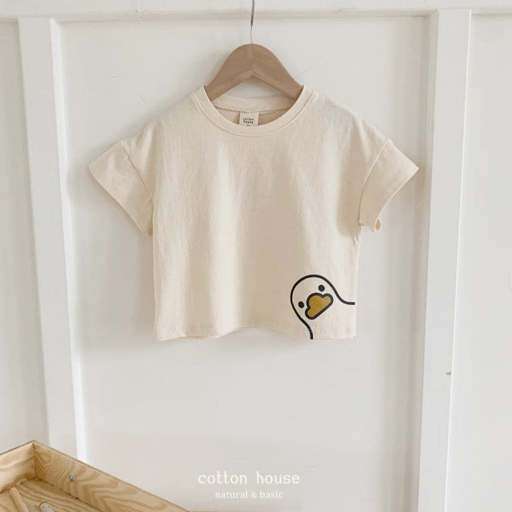 Cotton House - Korean Children Fashion - #Kfashion4kids - Duck Short Sleeve Tee - 2