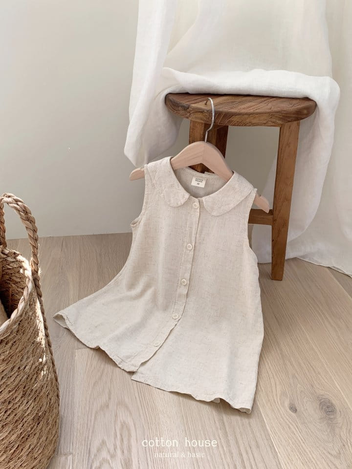 Cotton House - Korean Children Fashion - #Kfashion4kids - Ice Linen One-Piece - 2