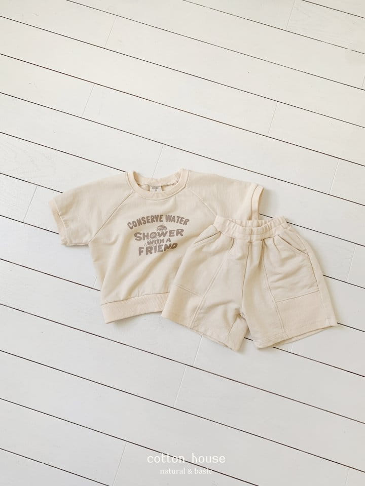 Cotton House - Korean Children Fashion - #childofig - Shower Raglan Top Bottom Set - 9