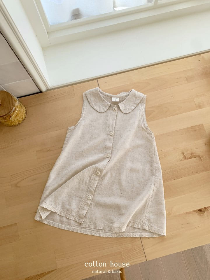 Cotton House - Korean Children Fashion - #childofig - Ice Linen One-Piece - 10