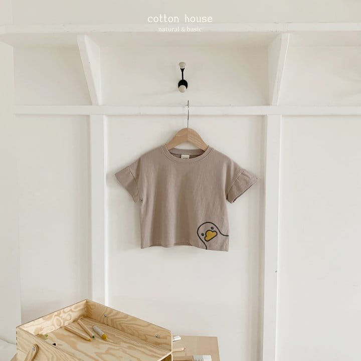 Cotton House - Korean Children Fashion - #childrensboutique - Duck Short Sleeve Tee - 9