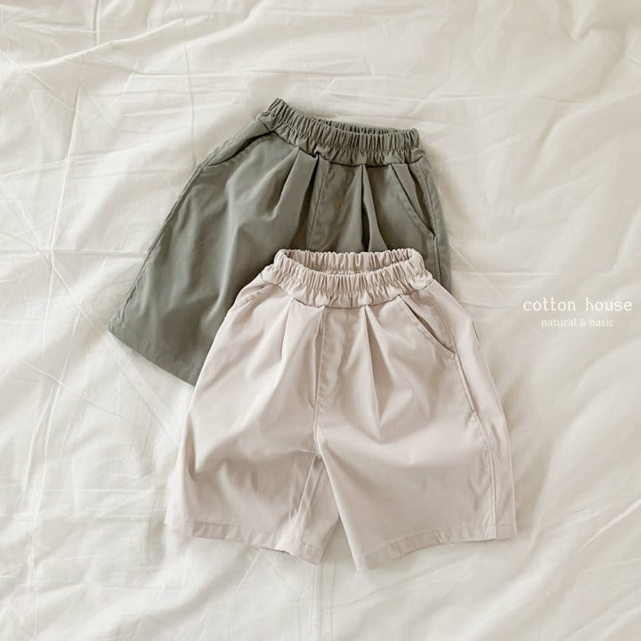 Cotton House - Korean Children Fashion - #childrensboutique - Cropped Shorts - 5