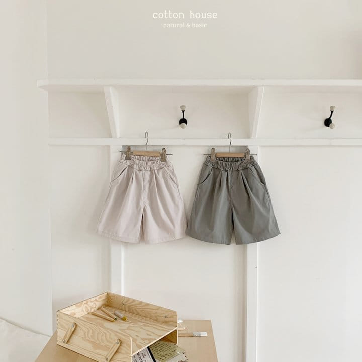 Cotton House - Korean Children Fashion - #designkidswear - Cropped Shorts - 6