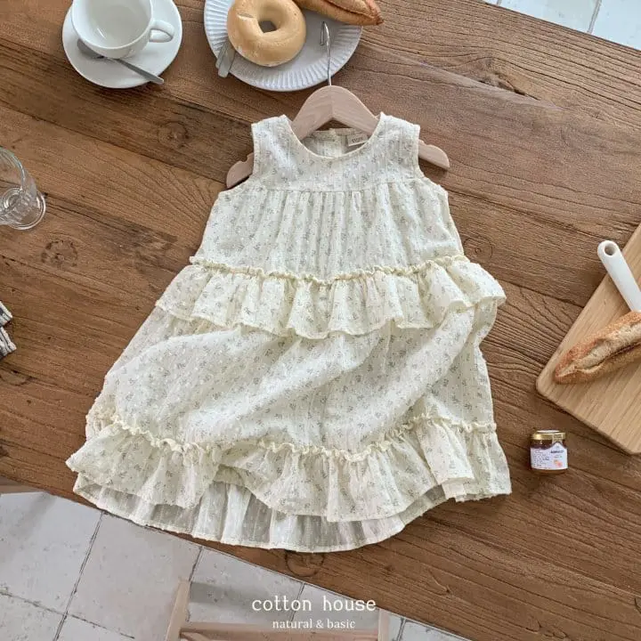 Cotton House - Korean Children Fashion - #fashionkids - Herb Kan Kan One-Piece - 3