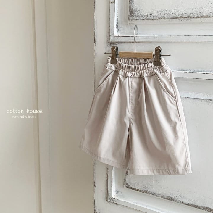 Cotton House - Korean Children Fashion - #prettylittlegirls - Cropped Shorts - 2