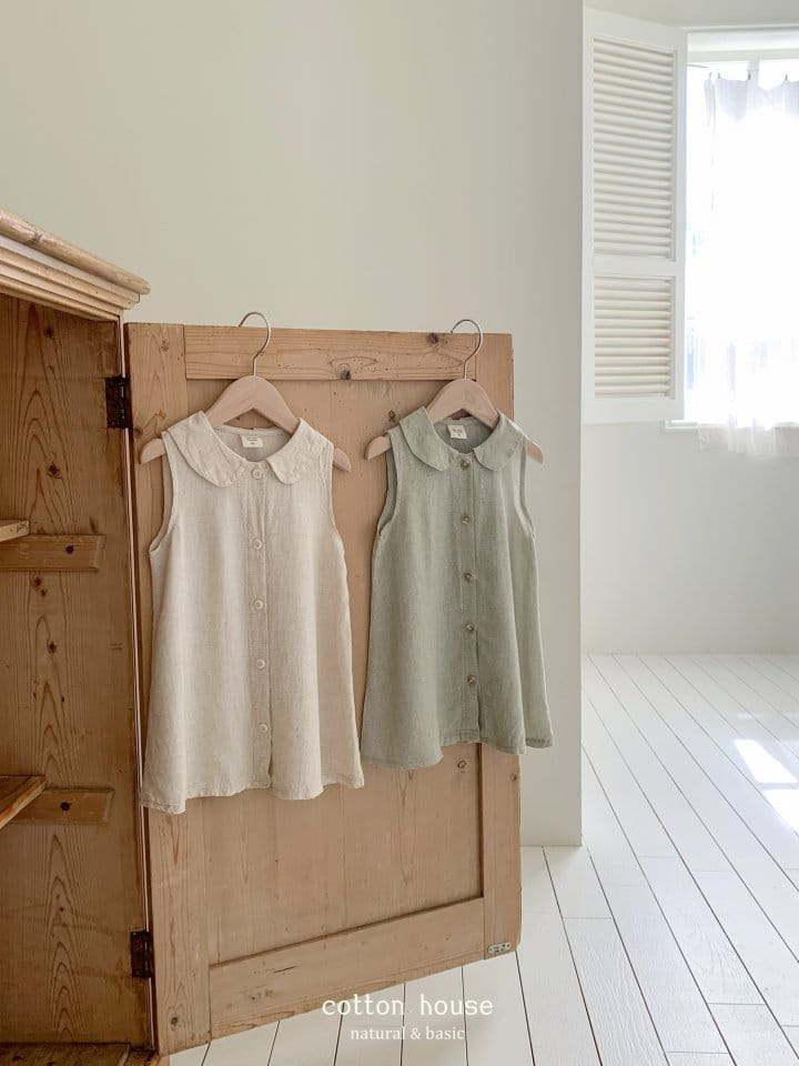Cotton House - Korean Children Fashion - #toddlerclothing - Ice Linen One-Piece - 8