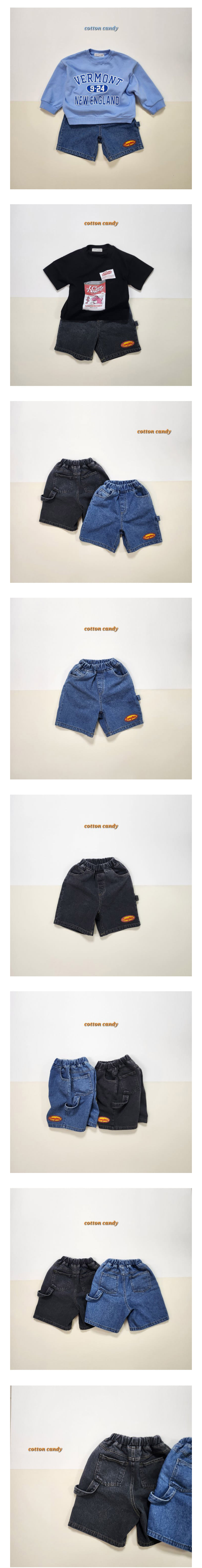 Cotton candy - Korean Children Fashion - #childofig - Wappen Capri Shorts - 3
