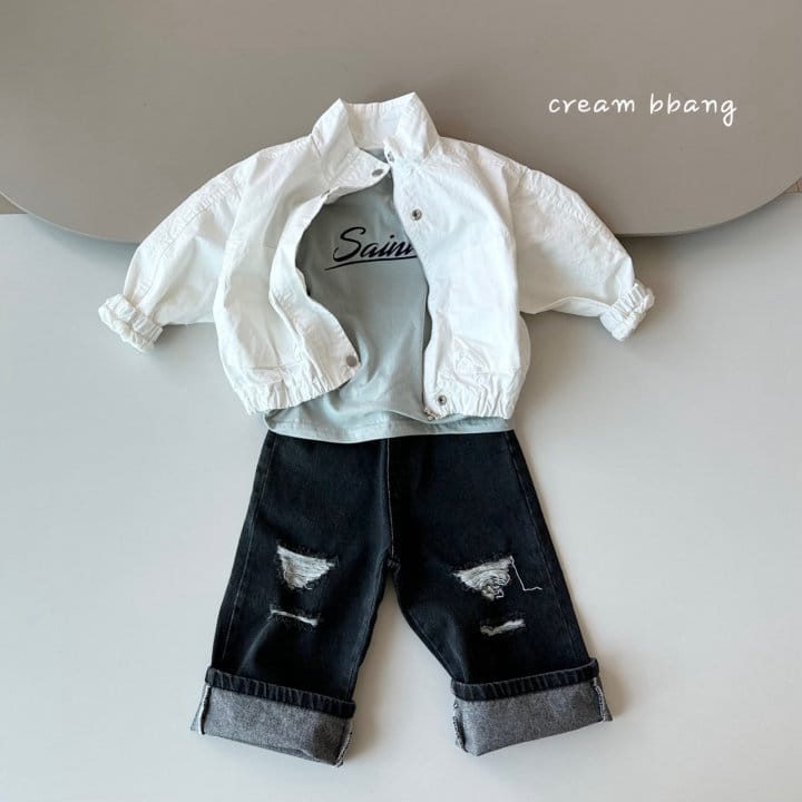 Cream Bbang - Korean Children Fashion - #designkidswear - Saint Single Tee - 4