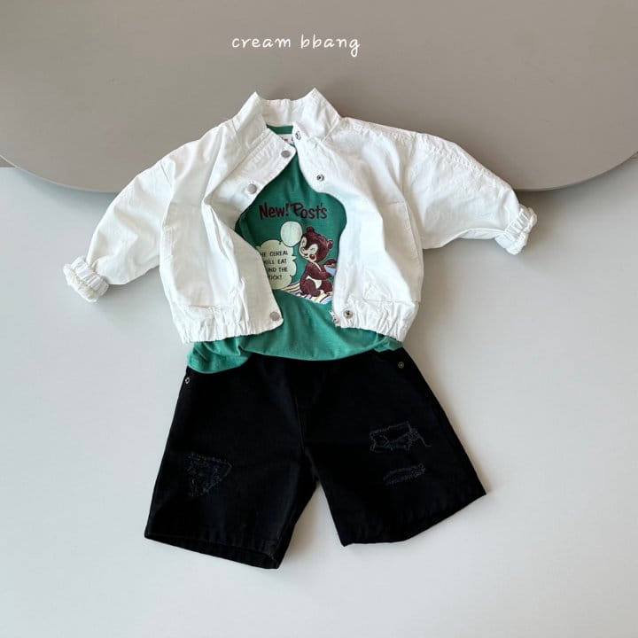 Cream Bbang - Korean Children Fashion - #discoveringself - Herb Vintage C Pants - 4