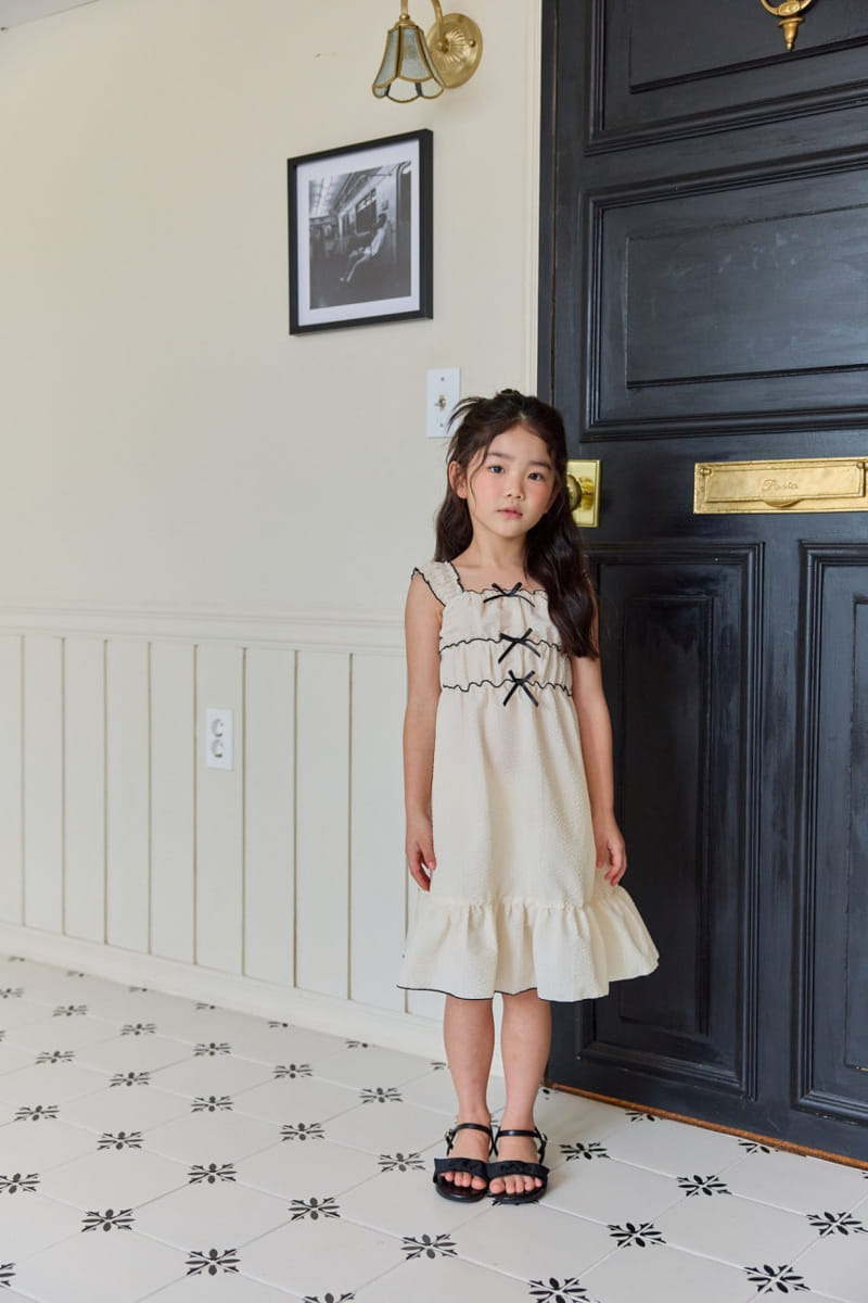 Daily Bebe - Korean Children Fashion - #designkidswear - Petite Ribbon One-Piece - 8