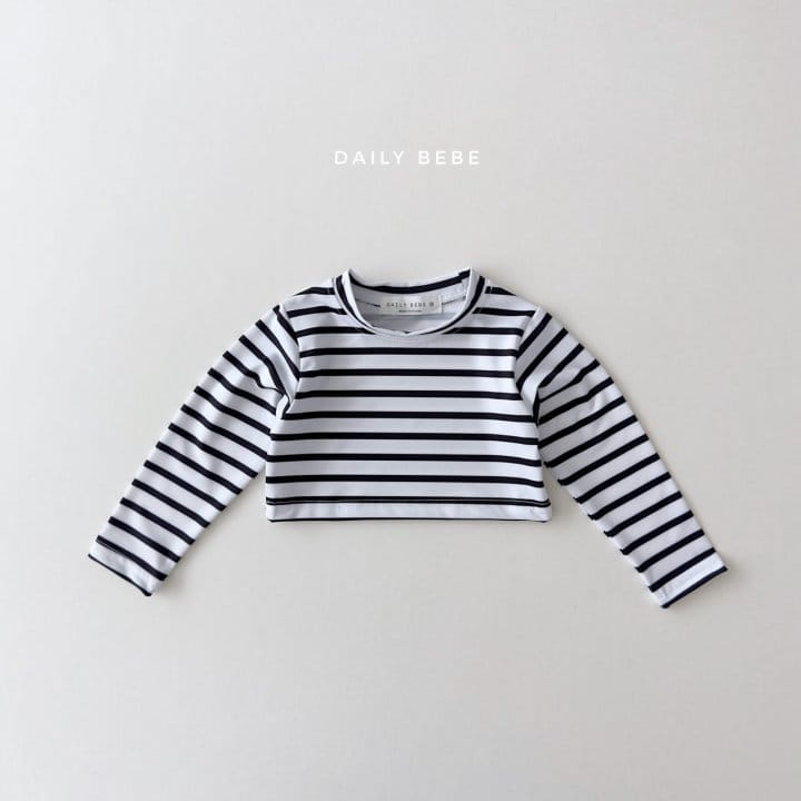 Daily Bebe - Korean Children Fashion - #fashionkids - Rash Guard Crop Top 