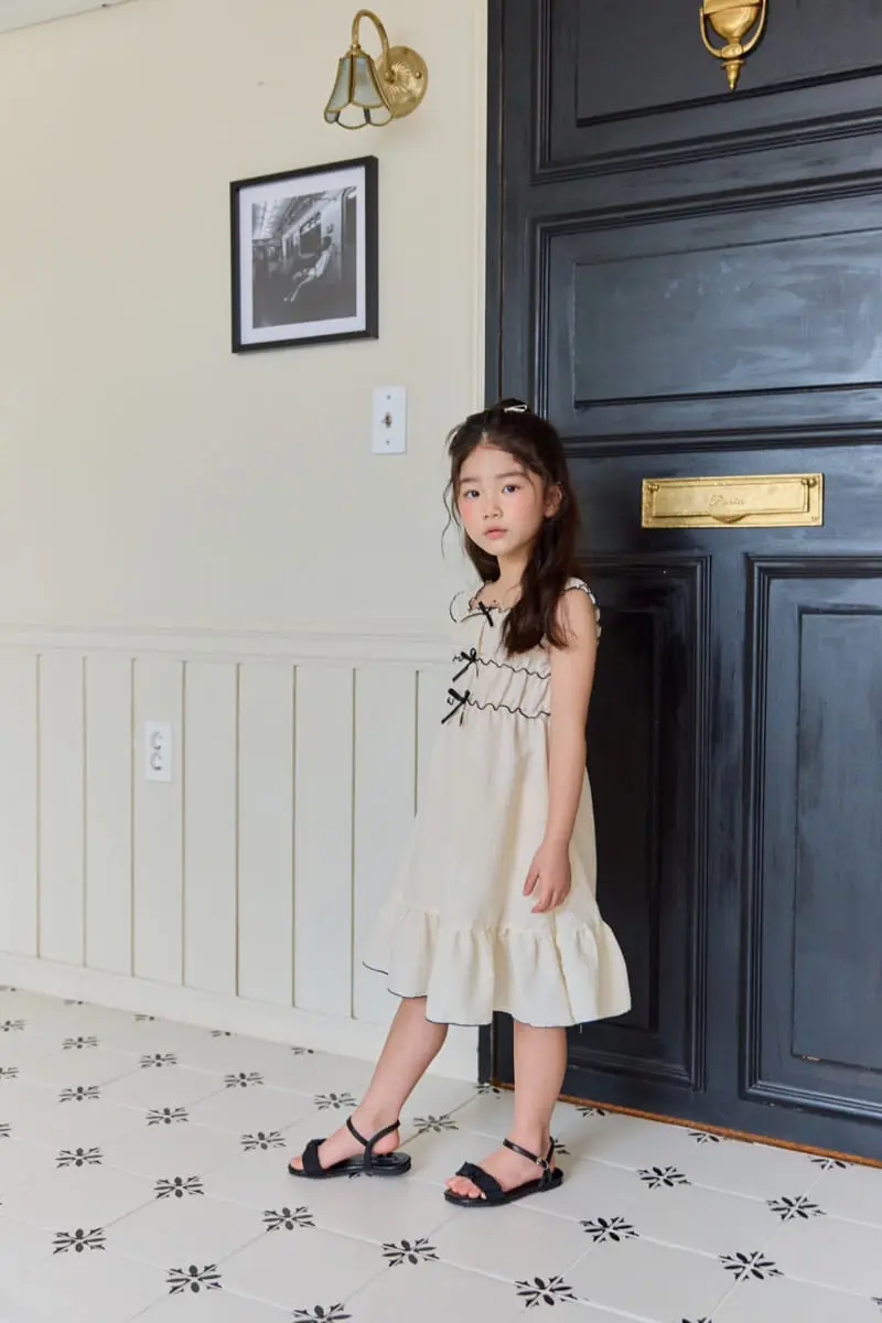 Daily Bebe - Korean Children Fashion - #fashionkids - Petite Ribbon One-Piece - 10