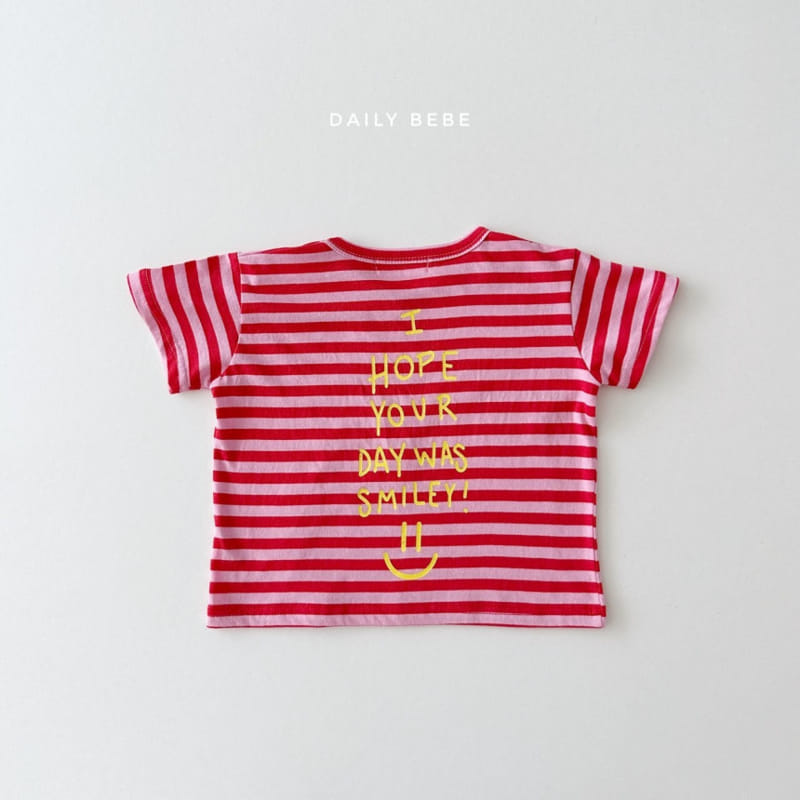 Daily Bebe - Korean Children Fashion - #kidsstore - Smile ST Tee - 3