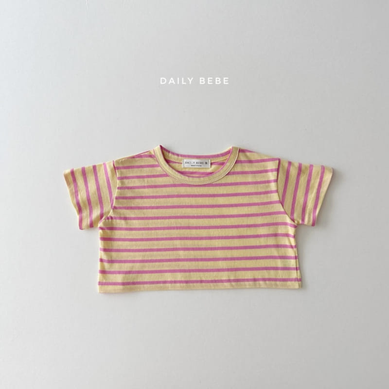 Daily Bebe - Korean Children Fashion - #kidsstore - ST Crop Tee - 2