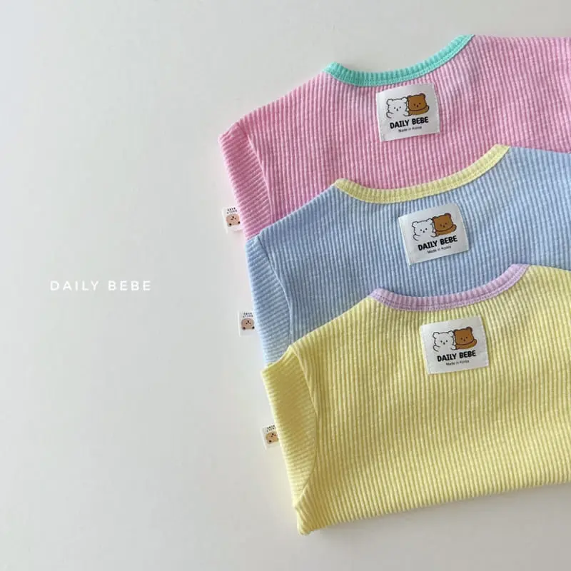 Daily Bebe - Korean Children Fashion - #minifashionista - Summer Color Easy Wear - 2