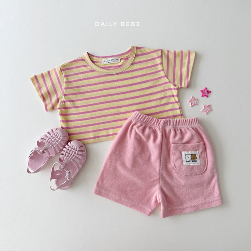 Daily Bebe - Korean Children Fashion - #prettylittlegirls - ST Crop Tee - 8