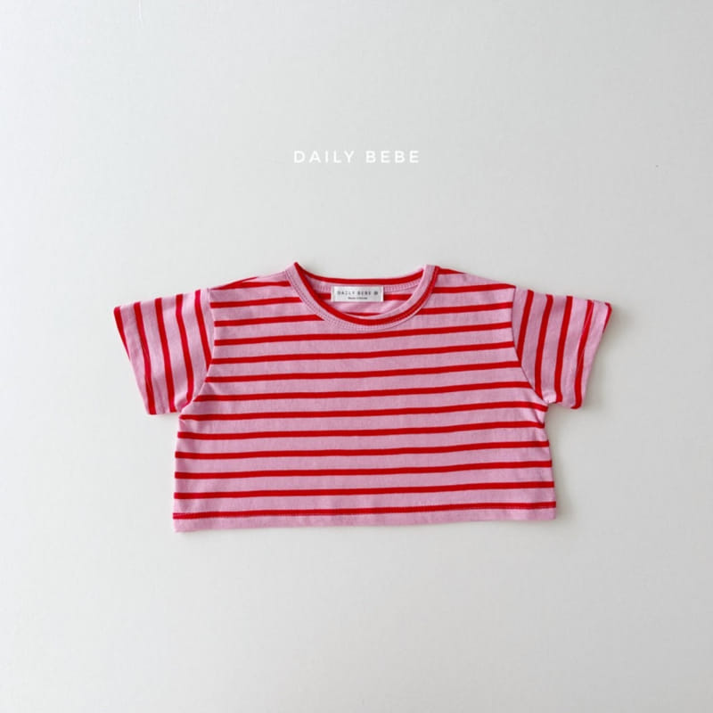 Daily Bebe - Korean Children Fashion - #stylishchildhood - ST Crop Tee - 11