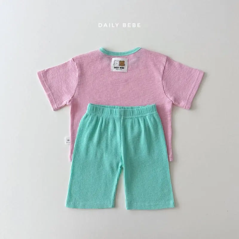 Daily Bebe - Korean Children Fashion - #prettylittlegirls - Summer Color Easy Wear - 4
