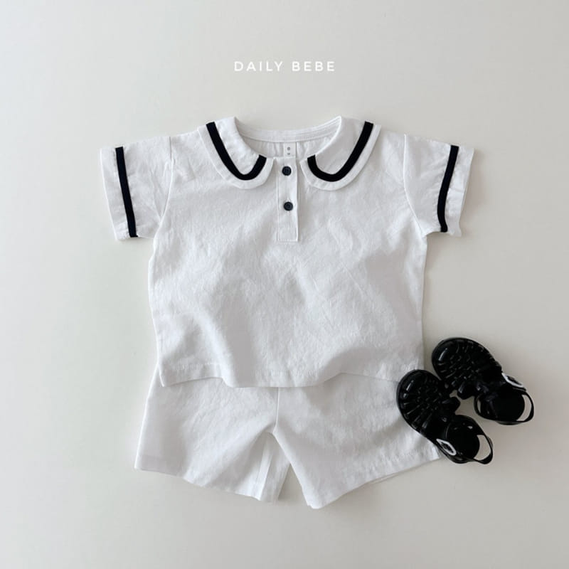 Daily Bebe - Korean Children Fashion - #toddlerclothing - Sera Top Bottom Set - 2