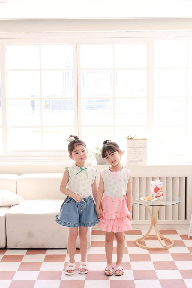 Dalla - Korean Children Fashion - #childrensboutique - Flower Soft Tee