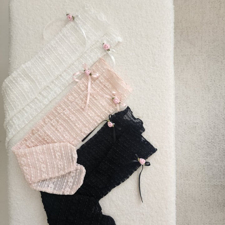 Dalla - Korean Children Fashion - #childrensboutique - Lace Knee Socks - 4