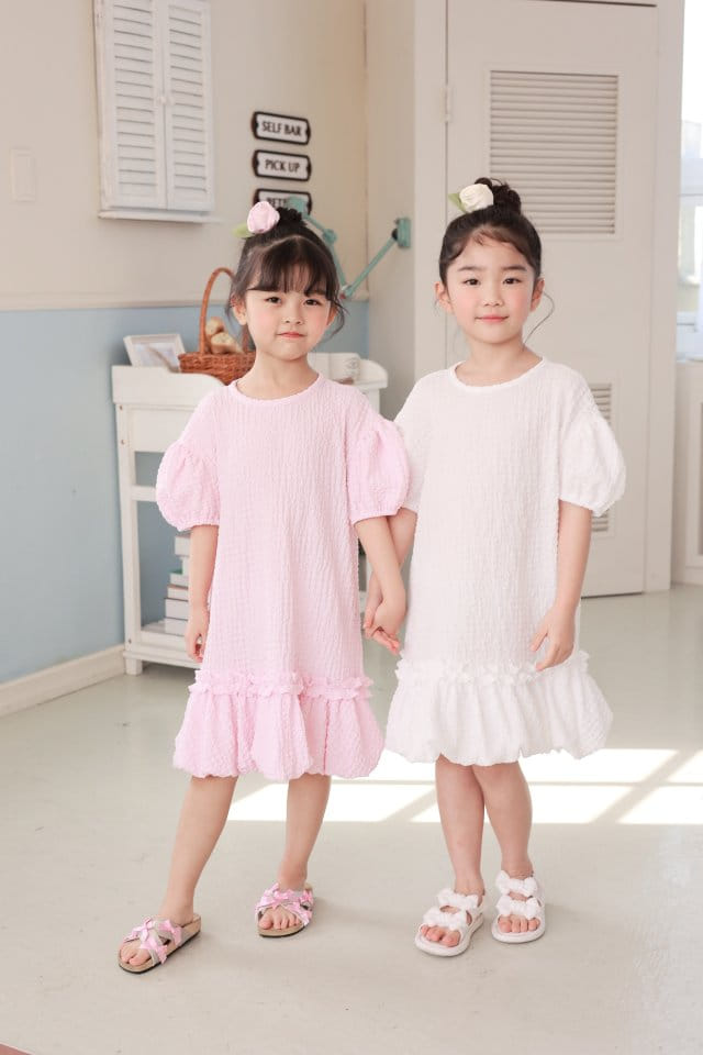 Dalla - Korean Children Fashion - #kidsshorts - Goddess Balloon One-Piece - 2